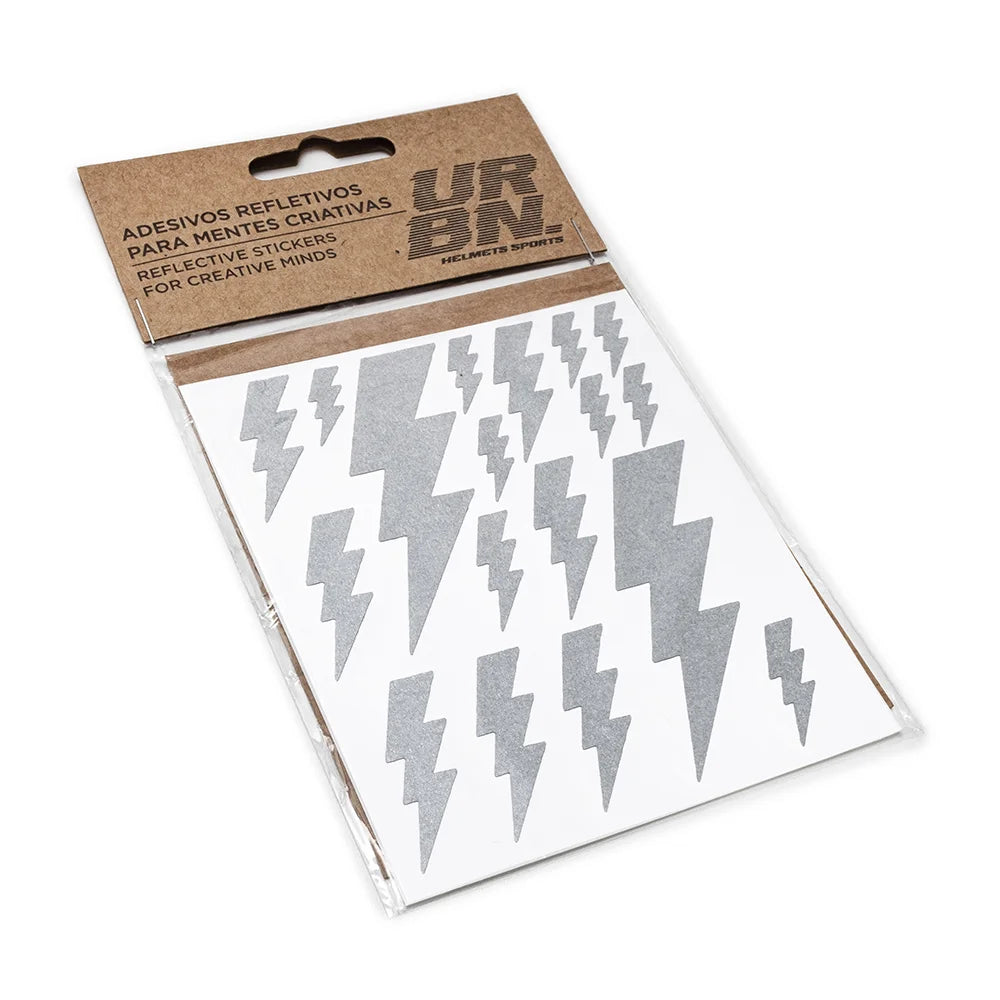 Adesivo Refletivo Urban Sports Thunder Prata