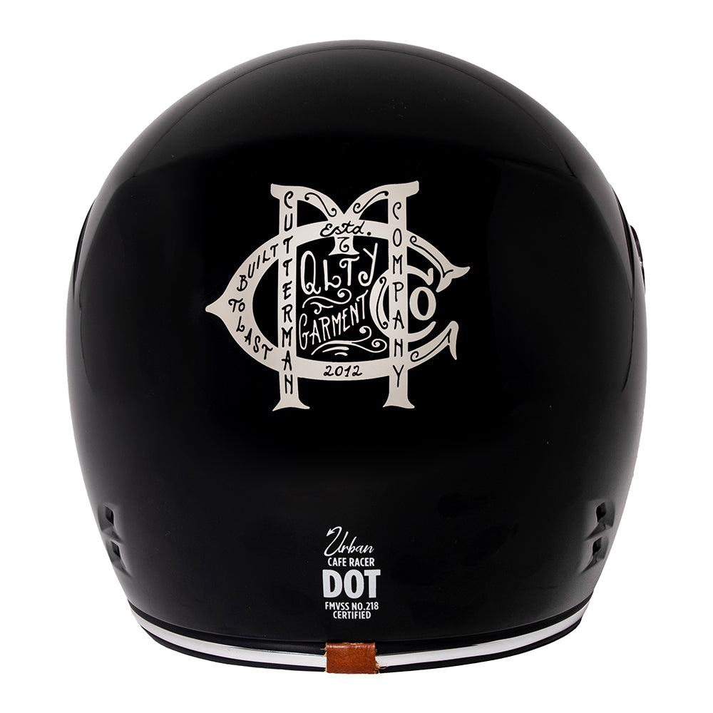 Capacete Urban Cafe Racer Cutterman Preto