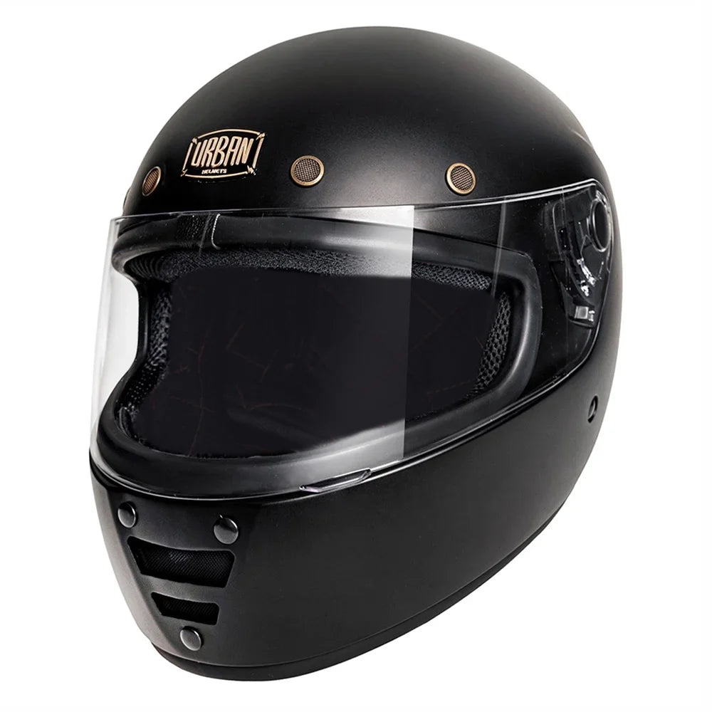 Capacete Urban Cafe Racer Matte Black
