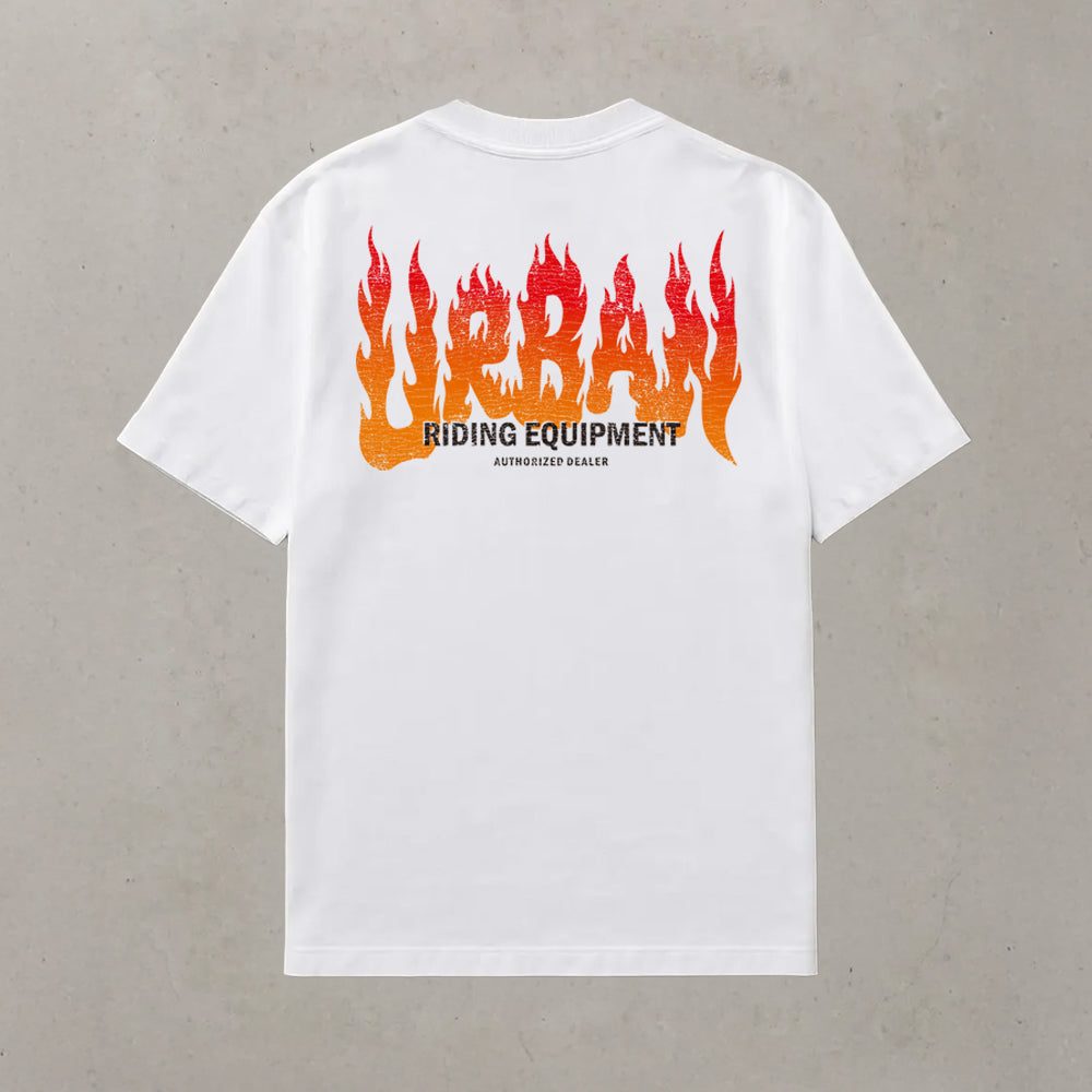 Camiseta Urban White Fire Horse