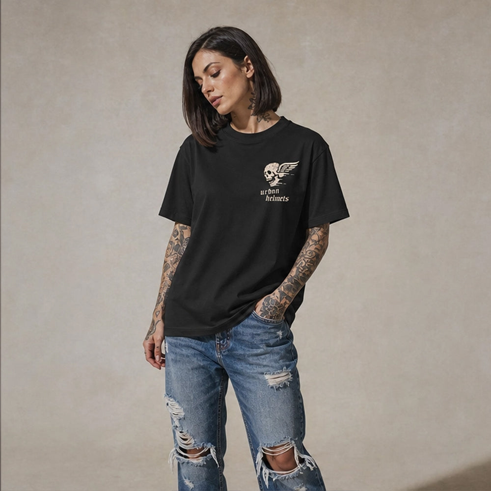 Camiseta Urban Black Riding Crew