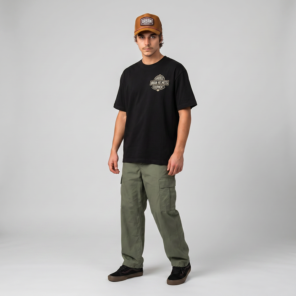 Camiseta Urban Black Riding Is Life