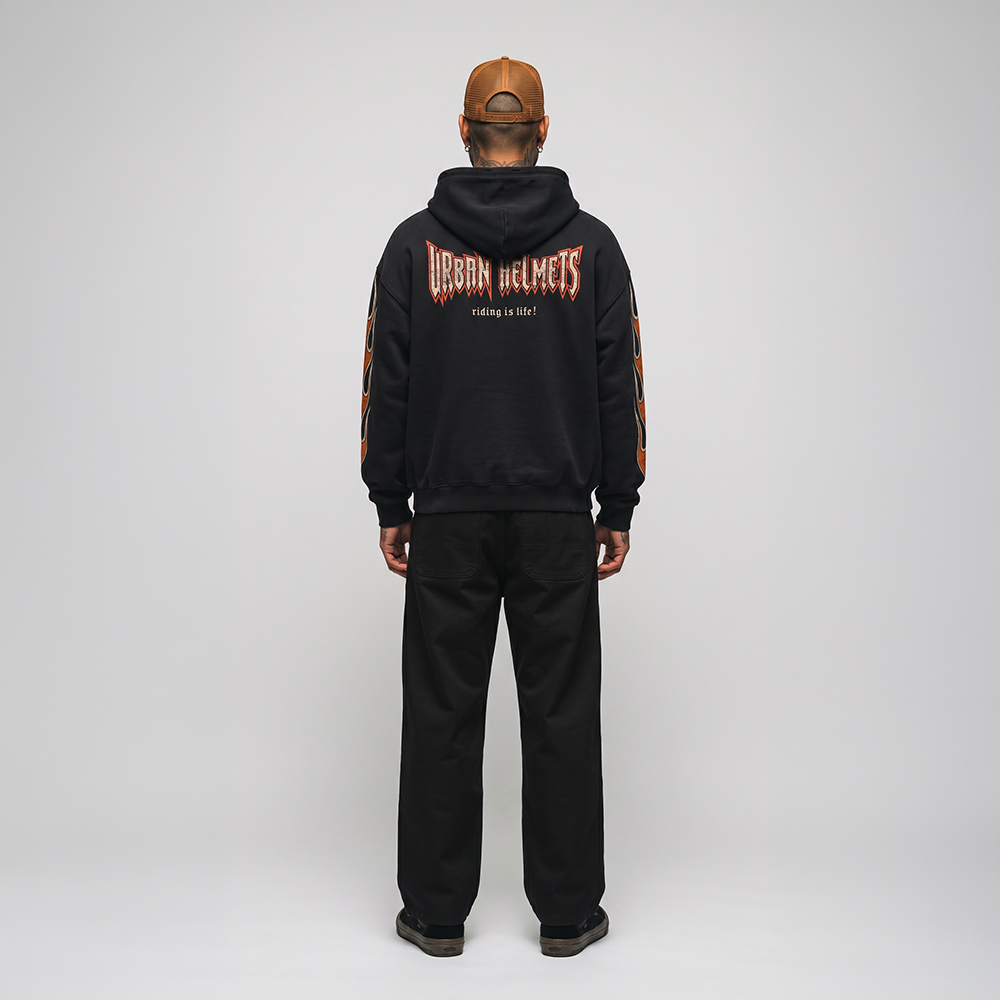 Casaco Urban Black Rock Skull