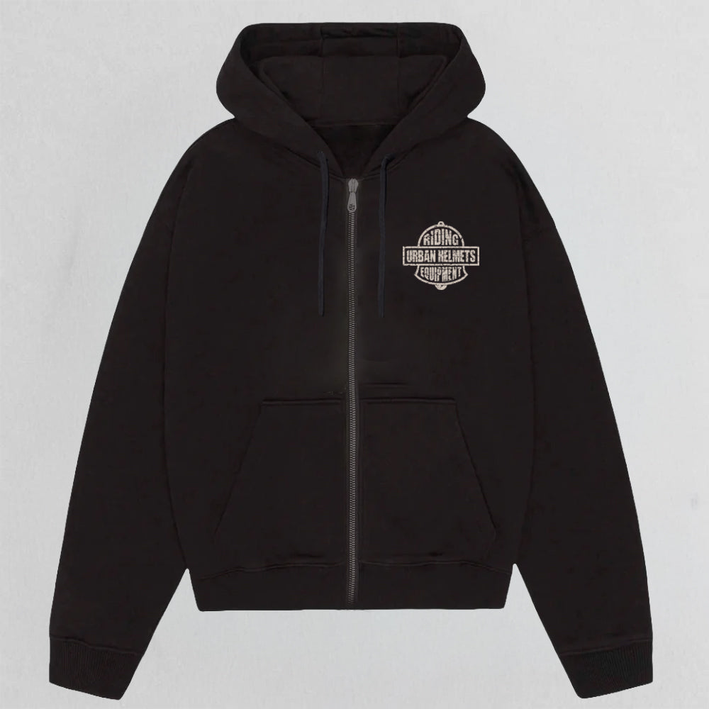 Casaco Hoodie Urban Black Riding Crew