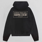Casaco Hoodie Urban Black Riding Crew