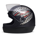 Capacete Fórmula 1 Grafic Preto Fosco