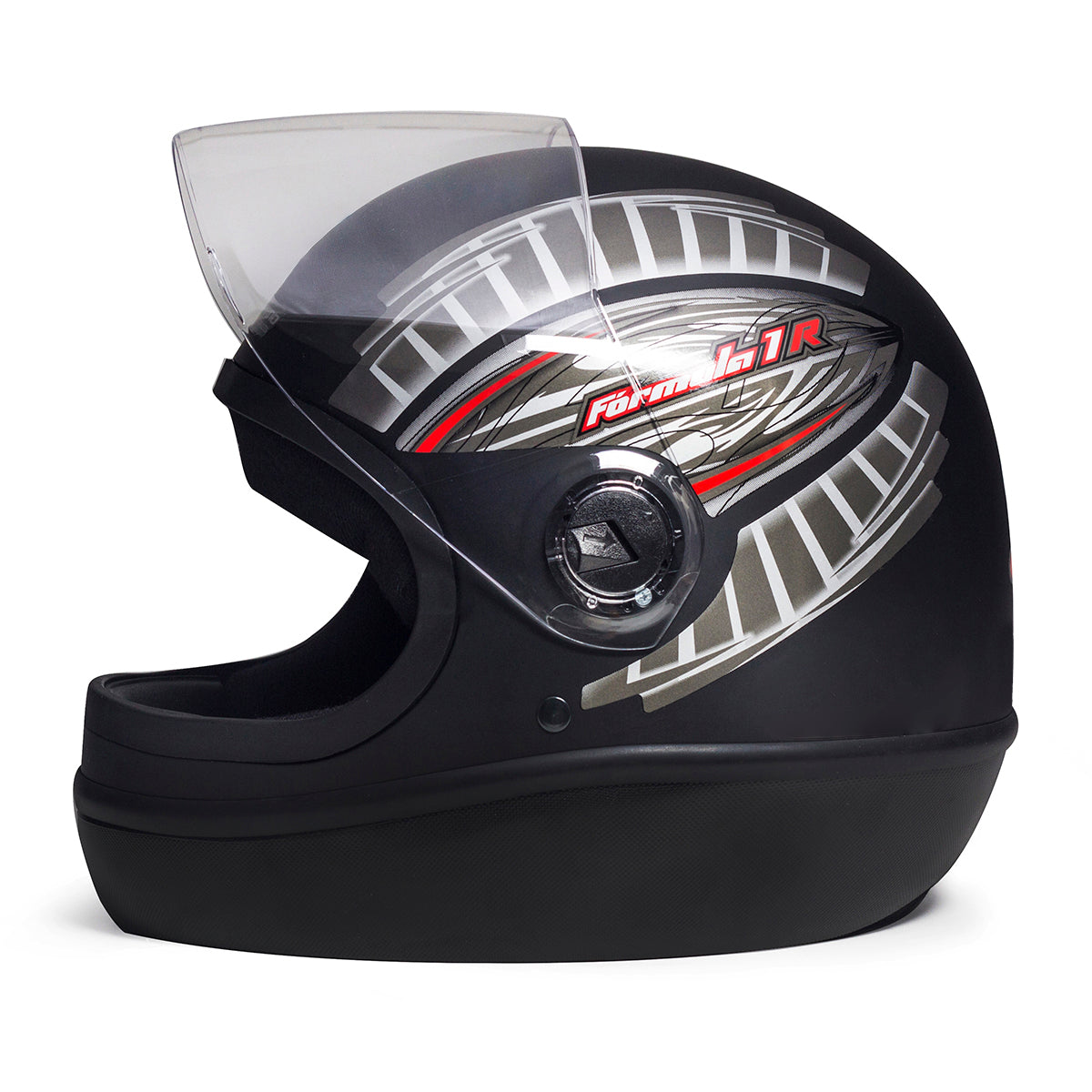 Capacete Fórmula 1 Grafic Preto Fosco