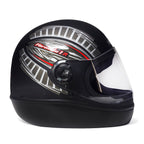Capacete Fórmula 1 Grafic Preto Fosco