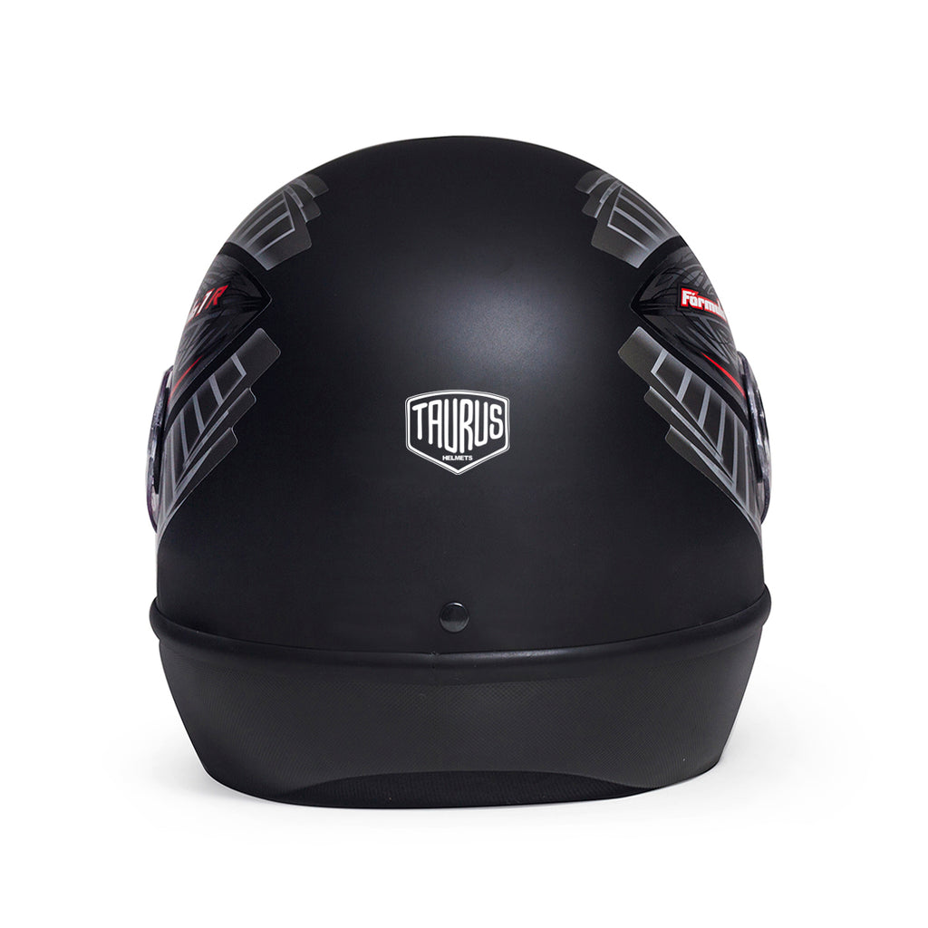 Capacete Fórmula 1 Grafic Preto Fosco