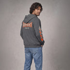 Casaco Urban Hoodie Gray Rocky Skull