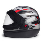 Capacete San Marino Grafic Prata