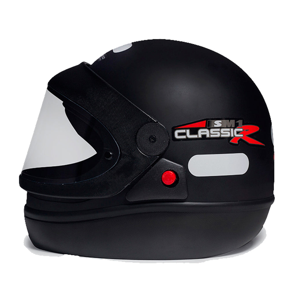 Capacete San Marino Classic Preto Fosco