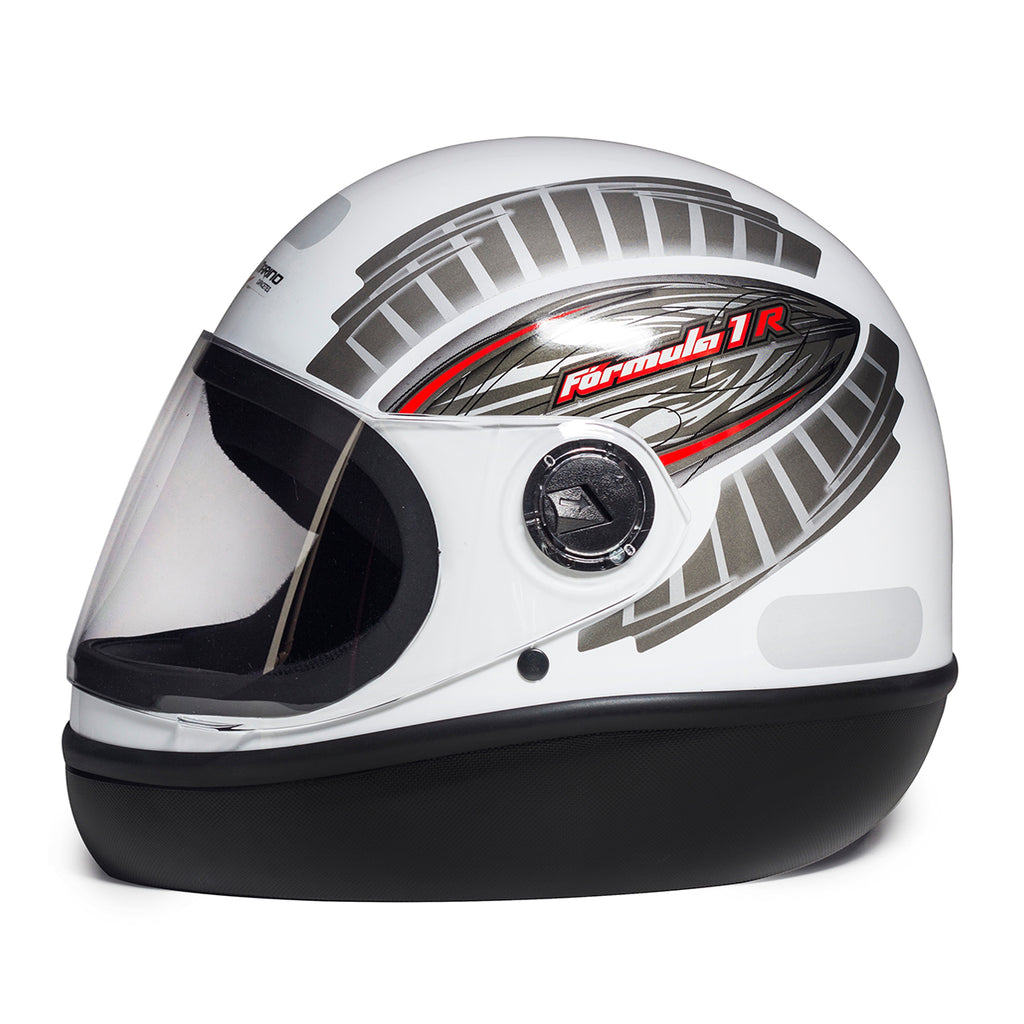 Capacete Fórmula 1 Grafic Branco