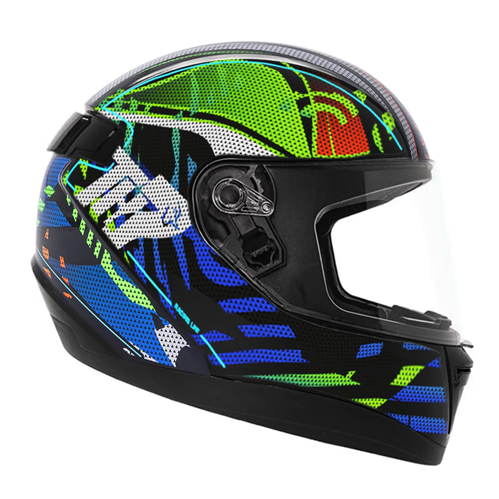 Capacete TH7 Prisma Preto e Azul