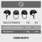 Capacete Taurus Sports The Bull Preto