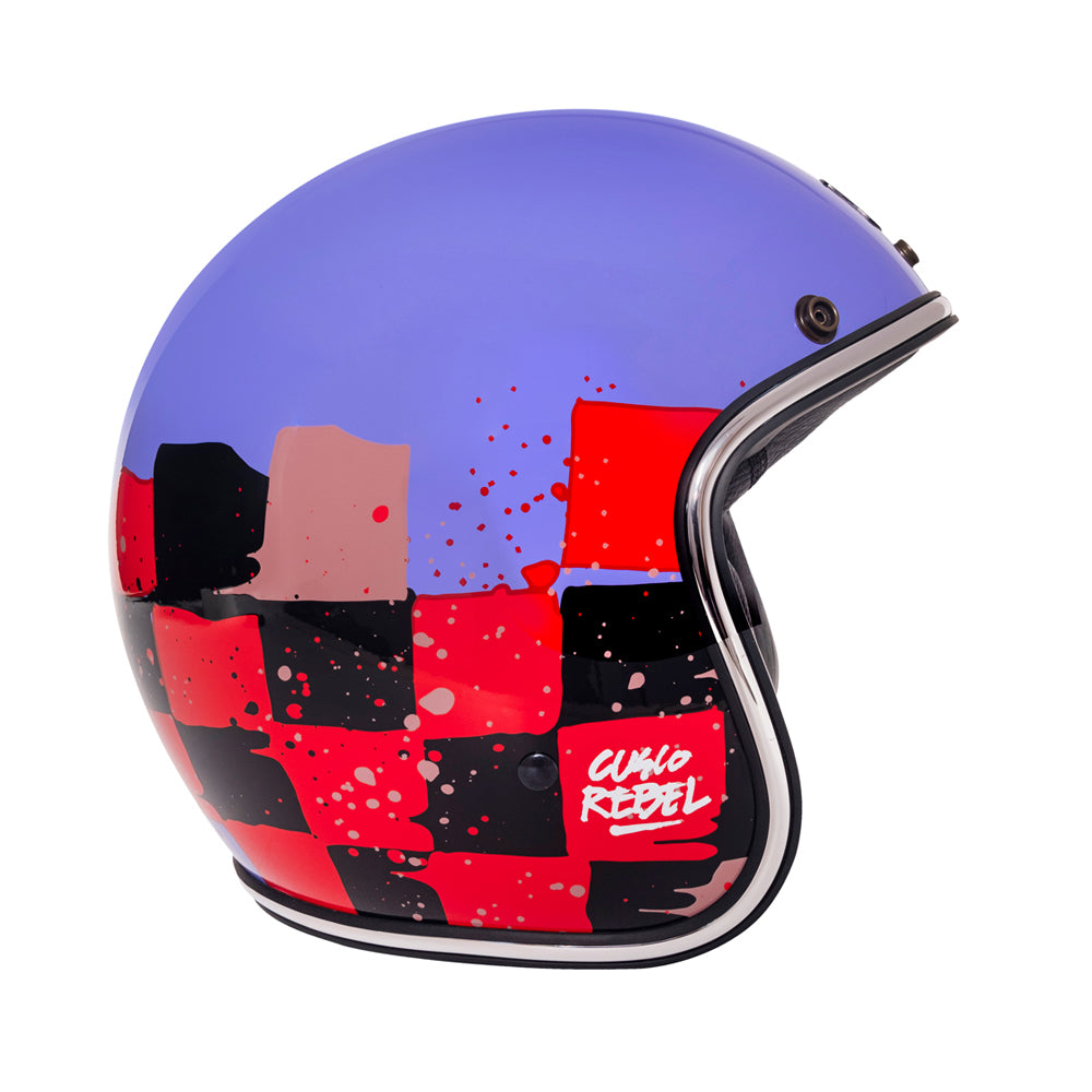 Capacete Urban Tracer Chess Cusco Roxo