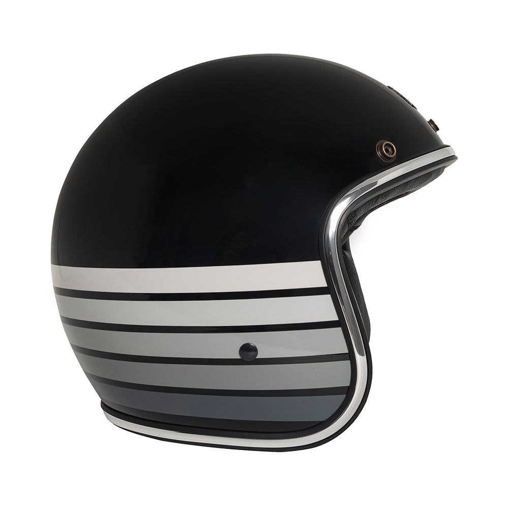 Capacete Urban Tracer Gray Stripes Preto