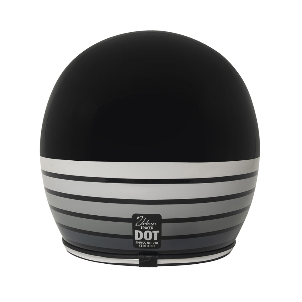 Capacete Urban Tracer Gray Stripes Preto