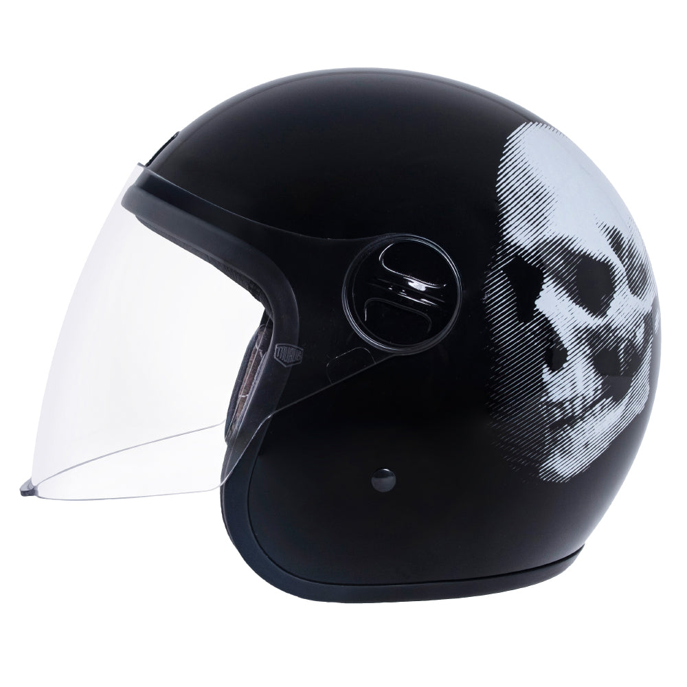 Capacete Urban Tracer S Tucci New Skull Preto