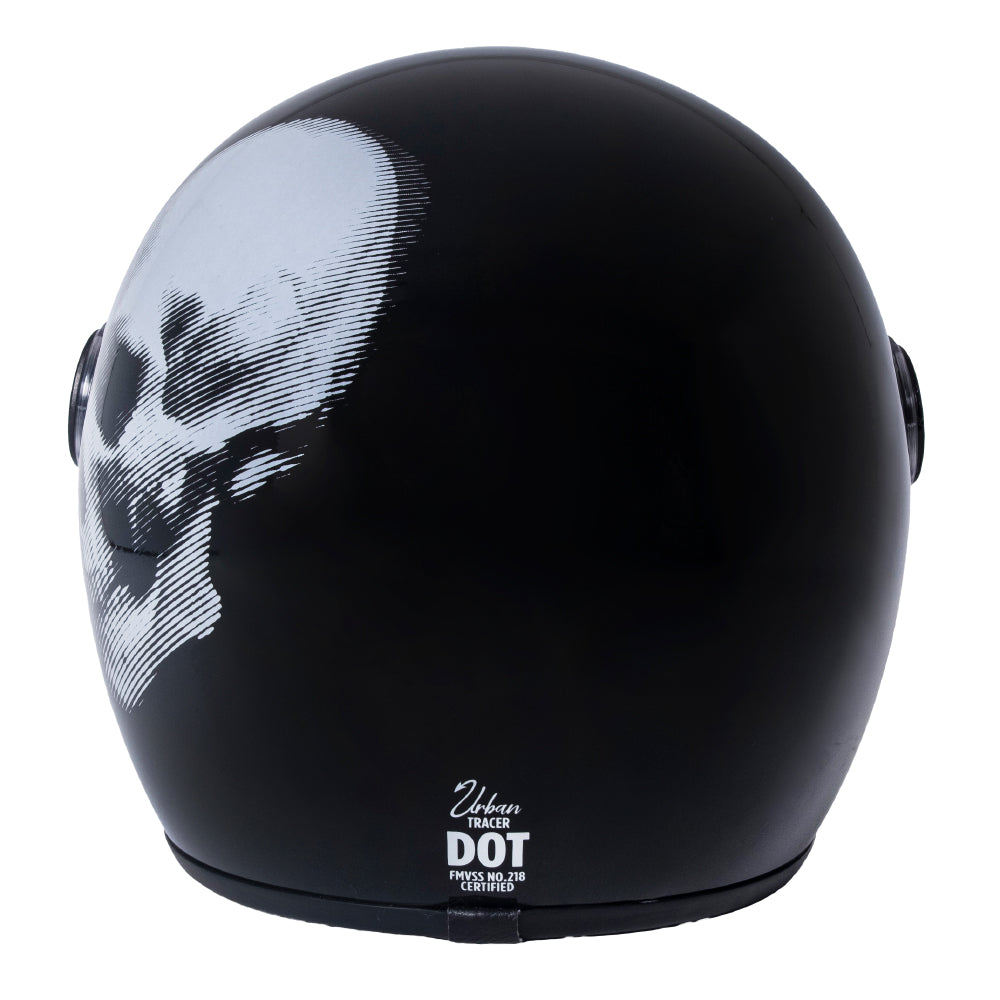 Capacete Urban Tracer S Tucci New Skull Preto