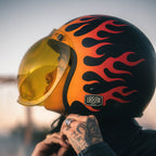 Capacete Urban Tracer On Fire Preto
