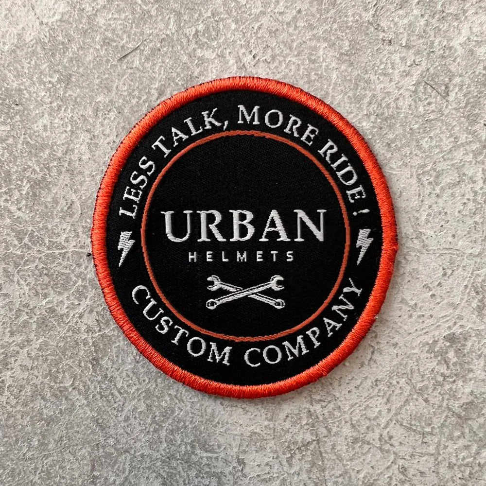 Patch Urban Helmets Preto Laranja