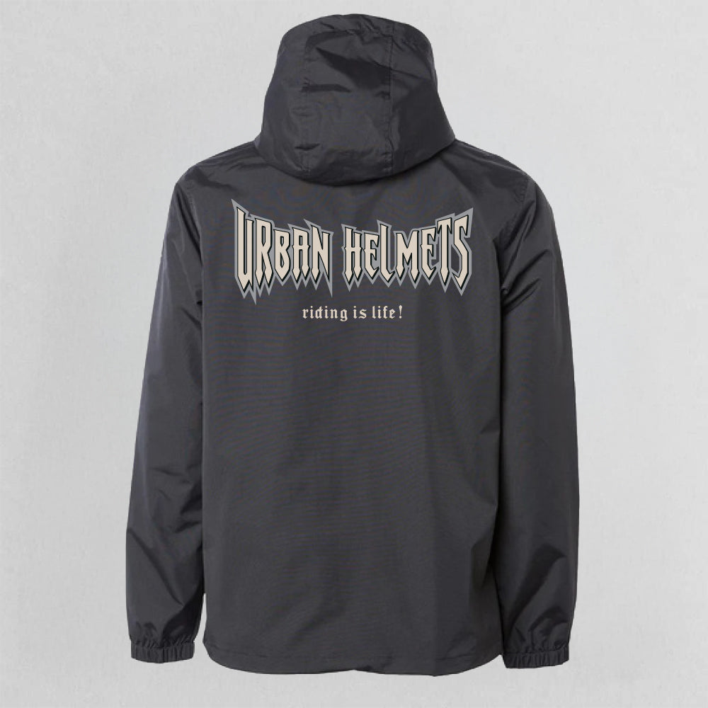 Windbreaker Urban Black Rock Skull