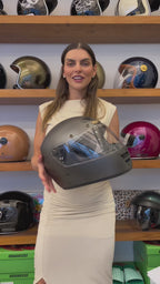 Capacete Urban Cafe Racer Graph-X Grafite