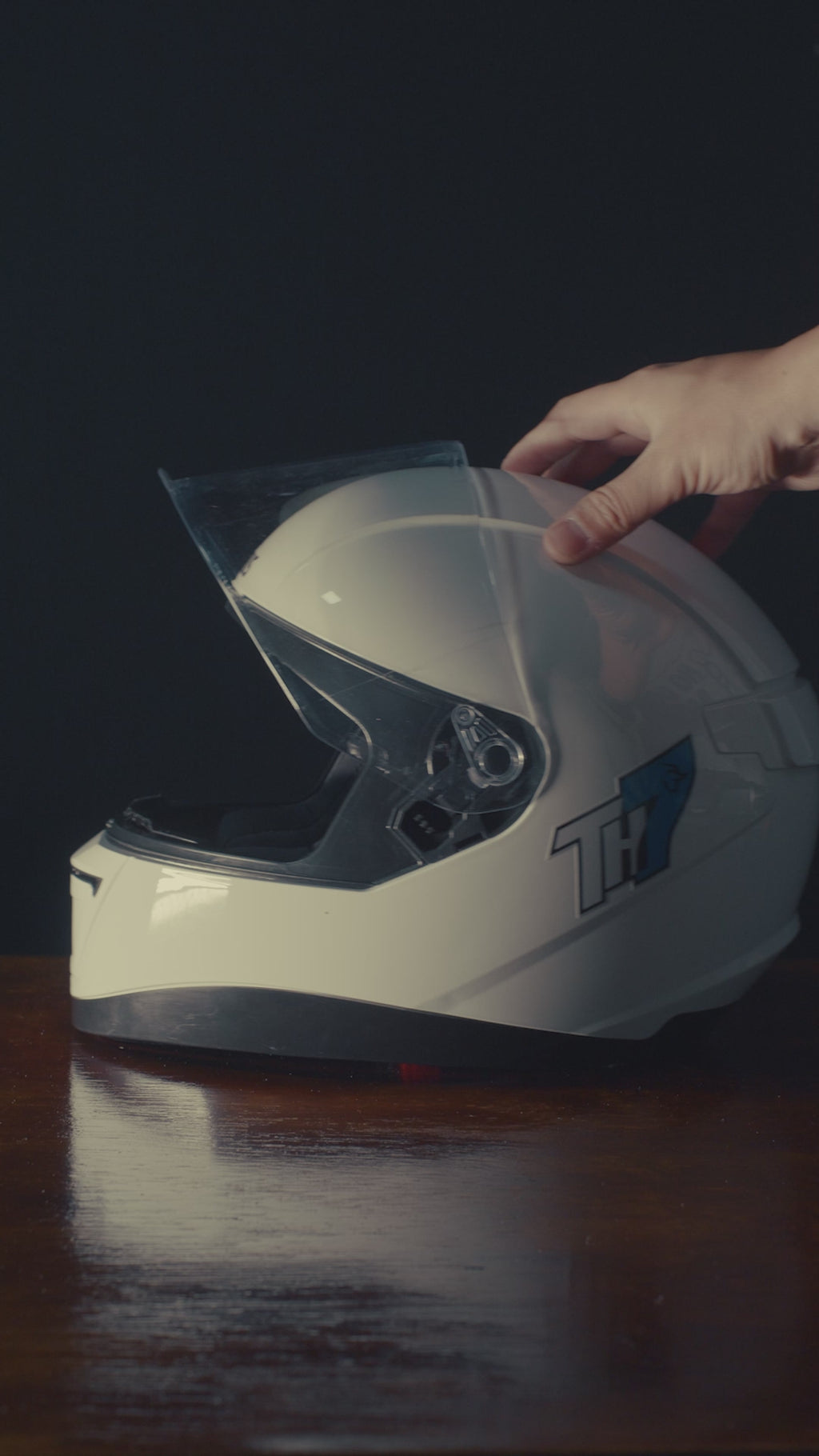 Capacete TH7 Preto Fosco