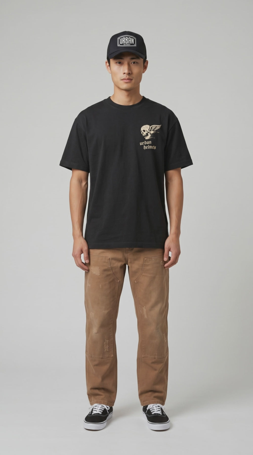 Camiseta Urban Black Riding Crew