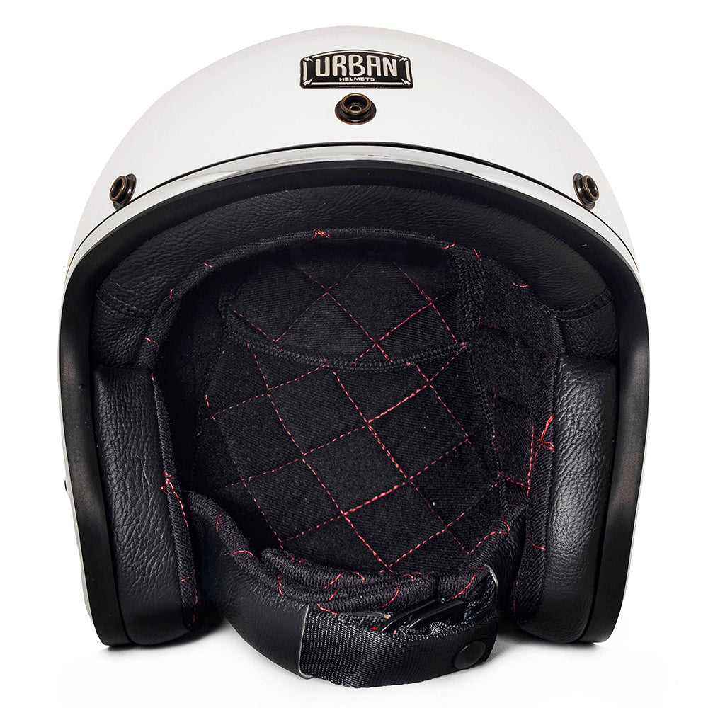 Capacete Urban Tracer Fire Stripes Branco