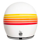Capacete Urban Tracer Fire Stripes Branco