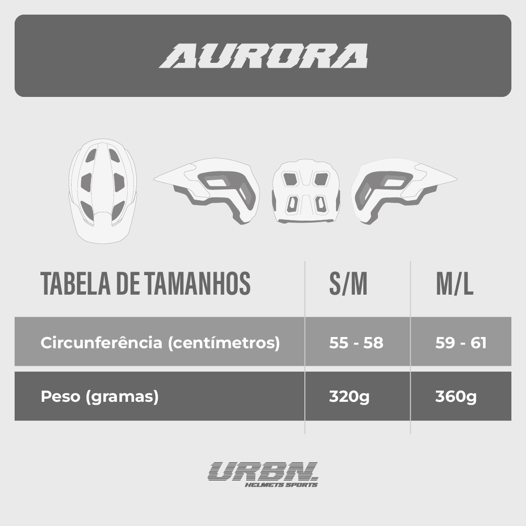 Capacete Urban Sports Aurora Tangerina Tropical