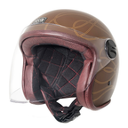 Capacete Urban Tracer S Tucci Flames Marrom