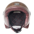 Capacete Urban Tracer S Tucci Flames Marrom